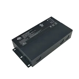 UL cUL फ़्लिकर फ्री TRIAC 300w 12V/ 24V क्लासपी 30W 60W 80W 100W 120W 150W 200W 300W 24Vdc क्लास2 LED ड्राइवर जंक्शन बॉक्स के साथ