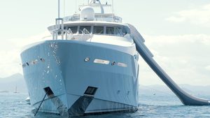 Toboggan aquatique gonflable géant de qualité commerciale sur mesure pour catamaran et divertissement sur yacht de luxe - Product Image 3