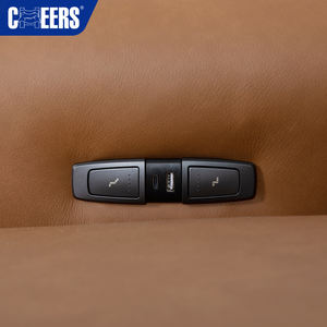 Manwah Cheers 3 1 Chỗ Ngồi Có Thể Ngả Ghế Sofa Da Đồ Nội Thất Phòng Khách Giường Sofa Đa Chức Năng Hiện Đại - Product Image 5