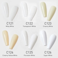 51220 CANNI Muestra Gratuita de Fábrica, Esmalte de Uñas en Gel UV de 16ml, Serie Blanca, Venta al Por Mayor, Marca Privada