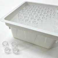 Flacons stériles RTU de 10 ml, qualité pharmaceutique, en verre borosilicate, flacons d'injection avec bouchon en caoutchouc