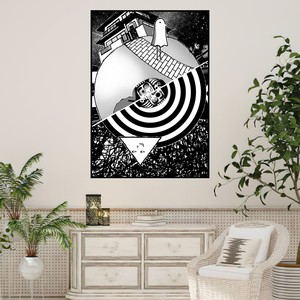 Póster de anime <span class=keywords><strong>Goodnight</strong></span> <span class=keywords><strong>Punpun</strong></span>, impresiones de pegatinas de pared, pintura para decoración de dormitorio, sala de estar, oficina, hogar, autoadhesivo - Product Image 3