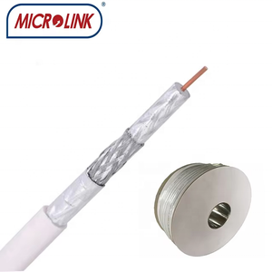 Câble Coaxial Microlink RG6 Tri-Shield 75 Ohm pour CCTV/<span class=keywords><strong>CCAV</strong></span>/Antenne/TV Satellite/Veste PVC/PE certifiée CE - Product Image 3
