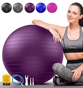 Pelota de <span class=keywords><strong>Pilates</strong></span> Grande, Ideal para Ejercicios de Fisioterapia, Yoga, Barra de Ejercicios de Goma, Equipo de Entrenamiento para Mujeres, Hombres, Niños y Bebés - Product Image 4