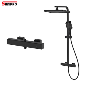 Профессиональная матовая черная насадка для душа - Product Image 1