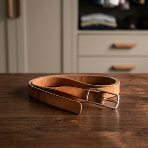 Cinturones de Cuero Vacuno de Longitud Personalizada para Hombre y Mujer, Hebilla de Acero, Estilo Vintage, Tipo Rectangular, Ecológicos, Impermeables, Resistentes y Duraderos - Product Image 1