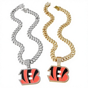 Colliers <span class=keywords><strong>de</strong></span> championnat avec pendentifs des 32 équipes, <span class=keywords><strong>bijoux</strong></span> sportifs <span class=keywords><strong>en</strong></span> alliage tendance, <span class=keywords><strong>vente</strong></span> <span class=keywords><strong>en</strong></span> <span class=keywords><strong>gros</strong></span> d'usine, des San Francisco 49ers et des Seattle Seahawks - Product Image 6