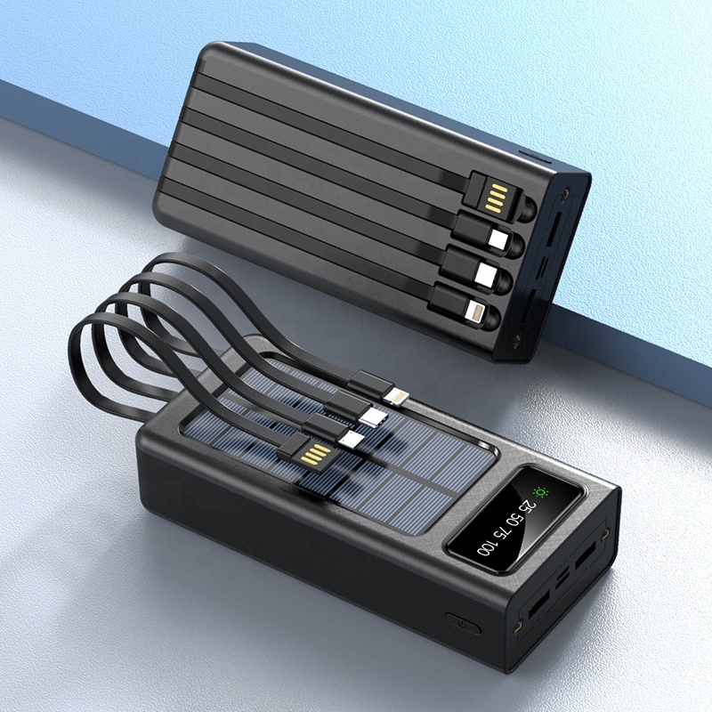 Power Banks Solar Panel Charge Light