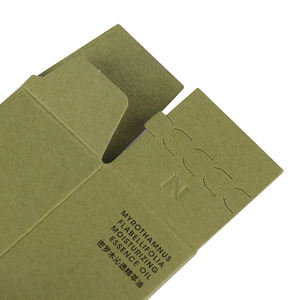 カスタム印刷段ボールエッセンシャルドロッパーボトル包装化粧紙箱 - Product Image 1