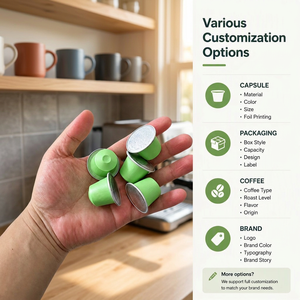 Blood Sugar Support Matcha Capsules Balanced Nutrition Coffee Pods Multi System Compatible Private Label Custom Packaging Sale - Product Image 1