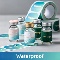 Étiquettes personnalisées pour flacons, étiquettes imperméables pour flacons de 3 ml, étiquettes d'emballage pour flacons réfrigérés, autocollants avec logo, autocollants personnalisés