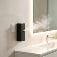 Diffuseur d'huiles essentielles portable à ultrasons alimenté par batterie, à fixer au mur, garantie 1 an - Utilisation commerciale et domestique pour les halls d'hôtel