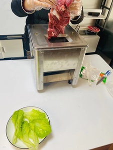 Cortador <span class=keywords><strong>de</strong></span> <span class=keywords><strong>carne</strong></span> pequeño, restaurante comercial, máquina <span class=keywords><strong>de</strong></span> corte <span class=keywords><strong>de</strong></span> <span class=keywords><strong>carne</strong></span> suave para cortar dados <span class=keywords><strong>de</strong></span> cubo, precio <span class=keywords><strong>de</strong></span> venta - Product Image 5