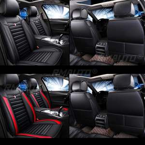 Housses de siège auto de haute qualité en cuir PU, coussin de siège avant et arrière, protection universelle pour voiture, camionnette, SUV - Product Image 6