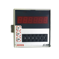 FOTEK SC-362 72*72 Alimentation électrique Affichage numérique à 6 chiffres Compteur à double préréglage COMPTEUR MULTIFONCTION 220V
