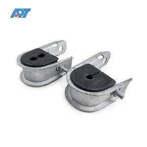 Abrazadera de Suspensión Tipo J Modelo APT-MJ01/02 para Cable FTTH ADSS/ASU, Compatible con GPRS, Resistente a la Corrosión UV, Material de Acero+PE, 5-15 mm - Product Image 2