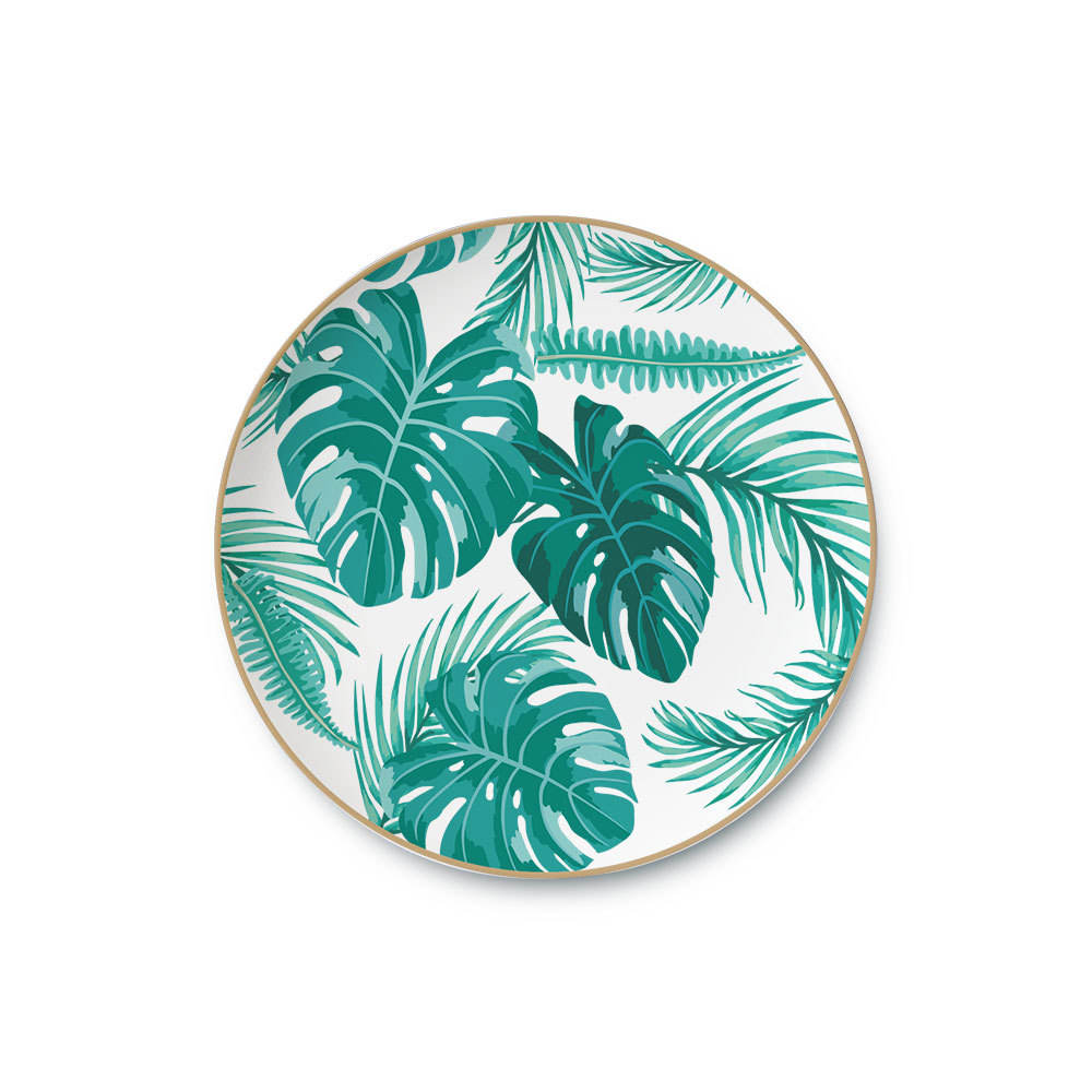 จานขนมหวาน8นิ้ว