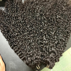 Precio de Fábrica: Cabello Humano Rizado Pixie Curls, Paquetes Dobles de Cabello Virgen Vietnamita 100% Sin Procesar, Proveedor de Paquetes de Cabello Humano - Product Image 1