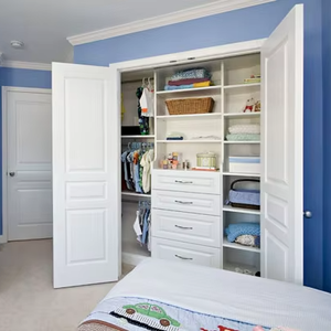 Luxury Modern Design Adjustable Walk-in Closet Wardrobe High-End Glass Door <strong>LED</strong> <strong>Light</strong> for Bedroom Living Room <strong>Furniture</strong> - Product Image 3