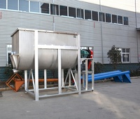 Mélangeur de cigarettes robuste, machine à mélanger et à moudre les épices alimentaires, grande machine à ruban horizontal pour mélanger la mélasse, le tabac à chicha