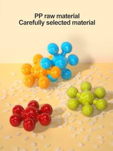 Mới tự làm máy cẩu hoa mận trẻ sơ sinh và trẻ mới biết đi 3-6 tuổi trò chơi vận hành đồng xu mầm non - Product Image 2