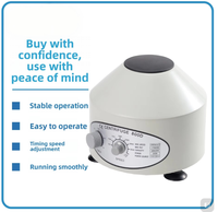 Mesin Centrifuge Elektrik Desktop 800D 20ML*6 Centrifuge Plasma Logam Portabel untuk Penggunaan Laboratorium