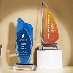 Trofeo de Cristal Artificial Creativo 2025, Personalizable, de Alta Gama, para Premios Anuales a Empleados Destacados, con Coloración Gratuita - Product Image 3