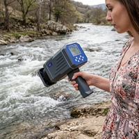 Medidor de Velocidad de Flujo de Agua por Radar de Banda K, Portátil, Sin Contacto, de Alta Precisión, para Sistemas de Monitoreo de Aguas Residuales, Ríos y Océanos