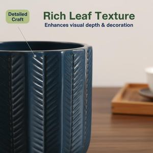 Macetas de Cerámica Esmaltada <span class=keywords><strong>para</strong></span> <span class=keywords><strong>Plantas</strong></span> de Interior/Exterior, Modernas, Clásicas, Duraderas, con Autorriego, Bonitas, con Orificios de Drenaje, Gran Venta - Product Image 3