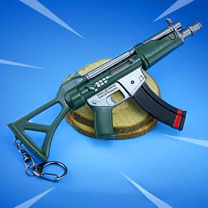 Venta al por mayor Fort's Night Game Accesorios P90 Subfusil Modelo Juguetes para niños <span class=keywords><strong>Armas</strong></span> de aleación de zinc Llavero Colgante de calidad - Product Image 4