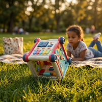 Juguete Musical de Actividades para Bebés con Música y Luces, Interactivo, Sensorial, Educativo, para el Aprendizaje Temprano, Regalo para Niños Pequeños