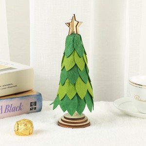 1PC Mini Sapin de Noël de Haute Qualité, Ornement de Bureau, Base en Coton, Cloche, Décoration de Noël, Idée Cadeau Parfaite - Product Image 4