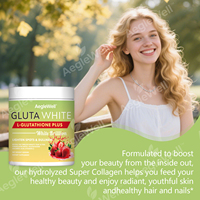 Poudre de collagène et de L-glutathion Aeglewell favorise l'éclat de la peau et un teint sain avec de la vitamine C et de la biotine pour les cheveux, la peau et les ongles
