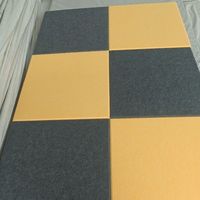 Panneaux acoustiques décoratifs en feutre de fibre de polyester, insonorisants, pour murs, vente chaude, pour bureaux et écoles