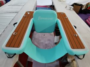 Vente directe d'usine flotteur d'eau gonflable chaise longue <span class=keywords><strong>de</strong></span> natation été gonflable pliable flottant rangée piscine <span class=keywords><strong>transat</strong></span> - Product Image 4