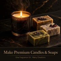 Huile parfumée personnalisée OEM ODM pour la fabrication de bougies, de savons, de diffuseurs et de mélanges d'aromathérapie : rose, vanille, lavande, bois de santal