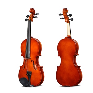 Violon pour débutant Deviser, table en érable, finition brillante, avec étui/archet/cire de colophane, pour étudiants et écoles de musique, fabriqué en Chine - Product Image 1