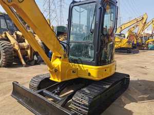 Excavatrice Komatsu PC55 d'occasion, d'origine japonaise, en bon état, mini-excavatrice sur chenilles à vendre - Product Image 3