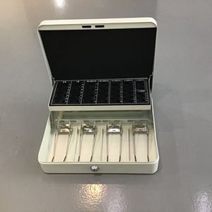 Bán buôn thép tiền mặt đăng ký tiền gửi an toàn tiền mặt Hộp ngăn kéo thời trang xuất hiện bền với 2 phím - Product Image 3