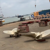Hélice en bronze coulé à grande vitesse en cuivre nouvelle version en acier inoxydable bateau marin bateau machines industrielles