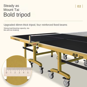 <span class=keywords><strong>Table</strong></span> de tennis de <span class=keywords><strong>table</strong></span> pour clubs approuvée par l'ITTF en gros | <span class=keywords><strong>Table</strong></span> de <span class=keywords><strong>ping</strong></span>-<span class=keywords><strong>pong</strong></span> d'intérieur de 25mm d'épaisseur avec design pliable - Product Image 3