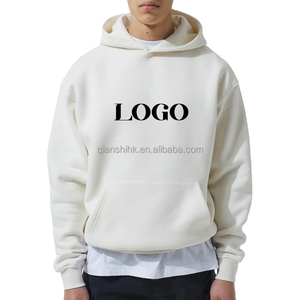 เสื้อฮู้ดแบบสวมหัวผ้าฝ้าย100% โอเวอร์ไซส์ผ้าฟลีซเทอร์รี่พิมพ์ลายออกแบบได้ตามต้องการ - Product Image 3