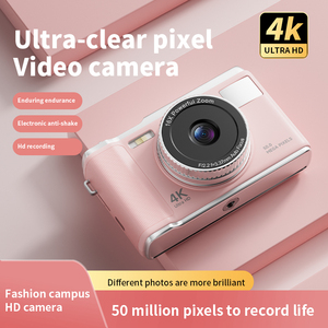 กล้อง Yuniq 2025 รุ่นใหม่ ขนาด 2.83 นิ้ว 4K HD โฟกัสอัตโนมัติ ซูมดิจิตอล 16 เท่า 50MP ชาร์จผ่านพอร์ต Type-C สไตล์วินเทจ สำหรับวัยรุ่น นักเรียน กล้องดิจิตอล X8 รุ่นที่ 4 - Product Image 4