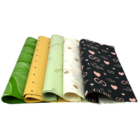 Papier de soie personnalisé de luxe, design coréen, impression papier, vert foncé, rouleau de papier de soie