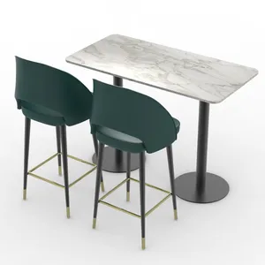 Su misura moderna sgabello alto sedie da Bar da donna sedia da pranzo Set tavolo e sedie per ristorante mobili Bar caffetteria