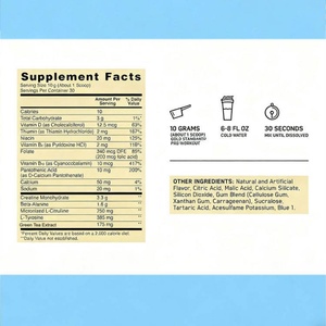 Oazvita Nutrición Deportiva Natural Etiqueta Privada Oem Logotipo Personalizado Suplementos Preentrenamiento Hombres Con Sabor Preentrenamiento - Product Image 4