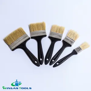 Good Bristle Wood Material Brush Type Paint Brush Sets Brushes Painting For Paint Application