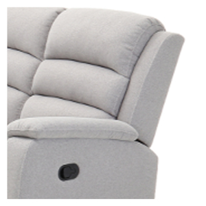 Sofá esquinero de tela gris con forma de l, mueble ajustable para sala de estar, moderno, reclinable, nuevo diseño - Product Image 5