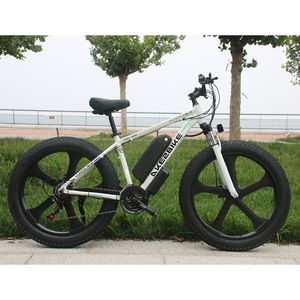 Vélo électrique à pneus gras de <span class=keywords><strong>26</strong></span> <span class=keywords><strong>pouces</strong></span>, 21 vitesses, cadre en aluminium, batterie 48v, moteur haute vitesse 750w, vélo de montagne à suspension intégrale, vente en gros - Product Image 1