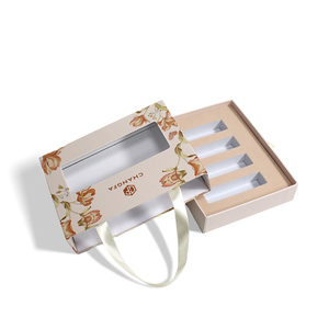 Cassetto cosmetico scorrevole di lusso stampato personalizzato confezione di fascia alta per smalto olio rigido rigido in cartone rigido impermeabile - Product Image 4